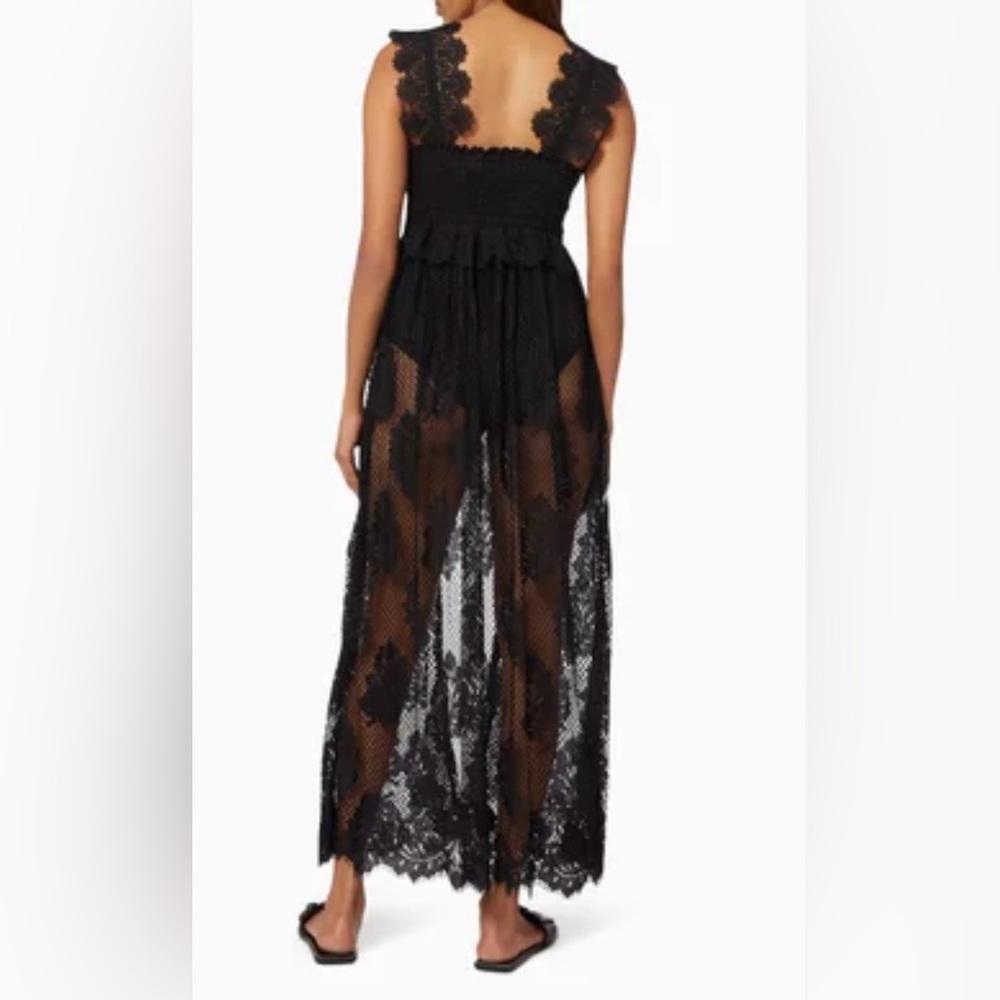 Black Lace Waimari Almare Dress or Cover Up